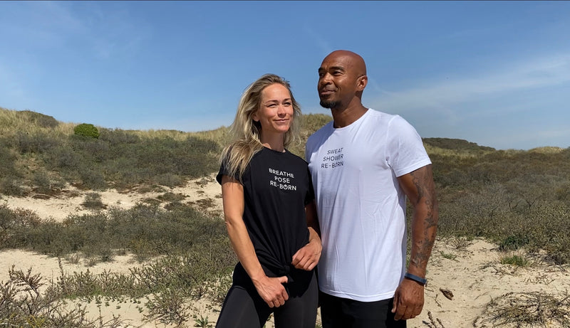 Re-Born Sports slogan sport t-shirts unisex