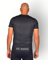 Men mesh short sleeve Performance Tee black