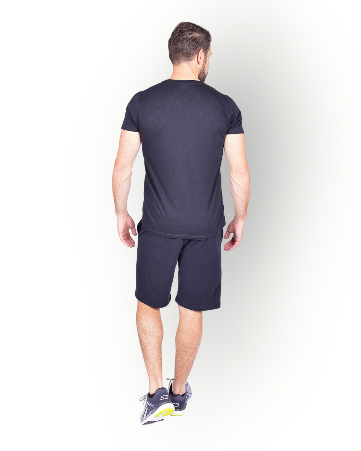 Heren logo korte mouw t-shirt zwart