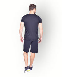 Heren logo korte mouw t-shirt zwart