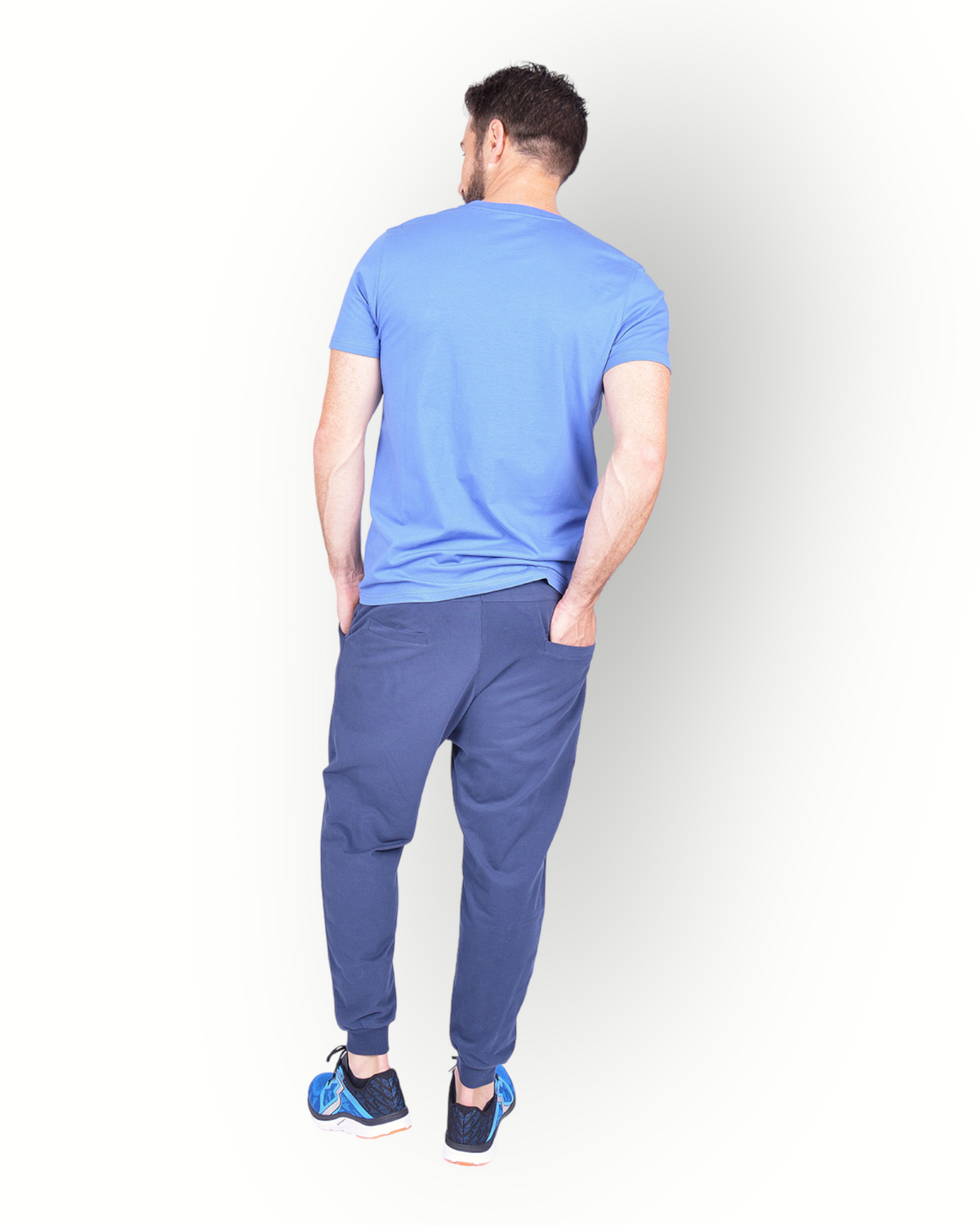Men logo short sleeve tee petrol blue