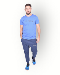 Men logo short sleeve tee petrol blue