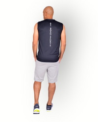Men fleece short grey