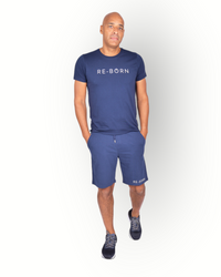 Men logo short sleeve tee navy