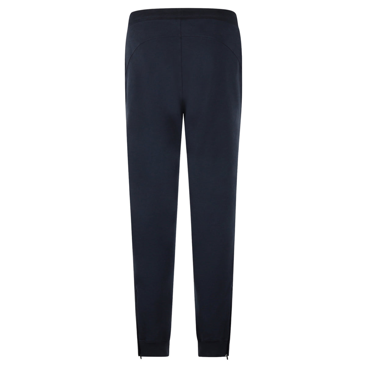 Dames joggingbroek met rits donkerblauw
