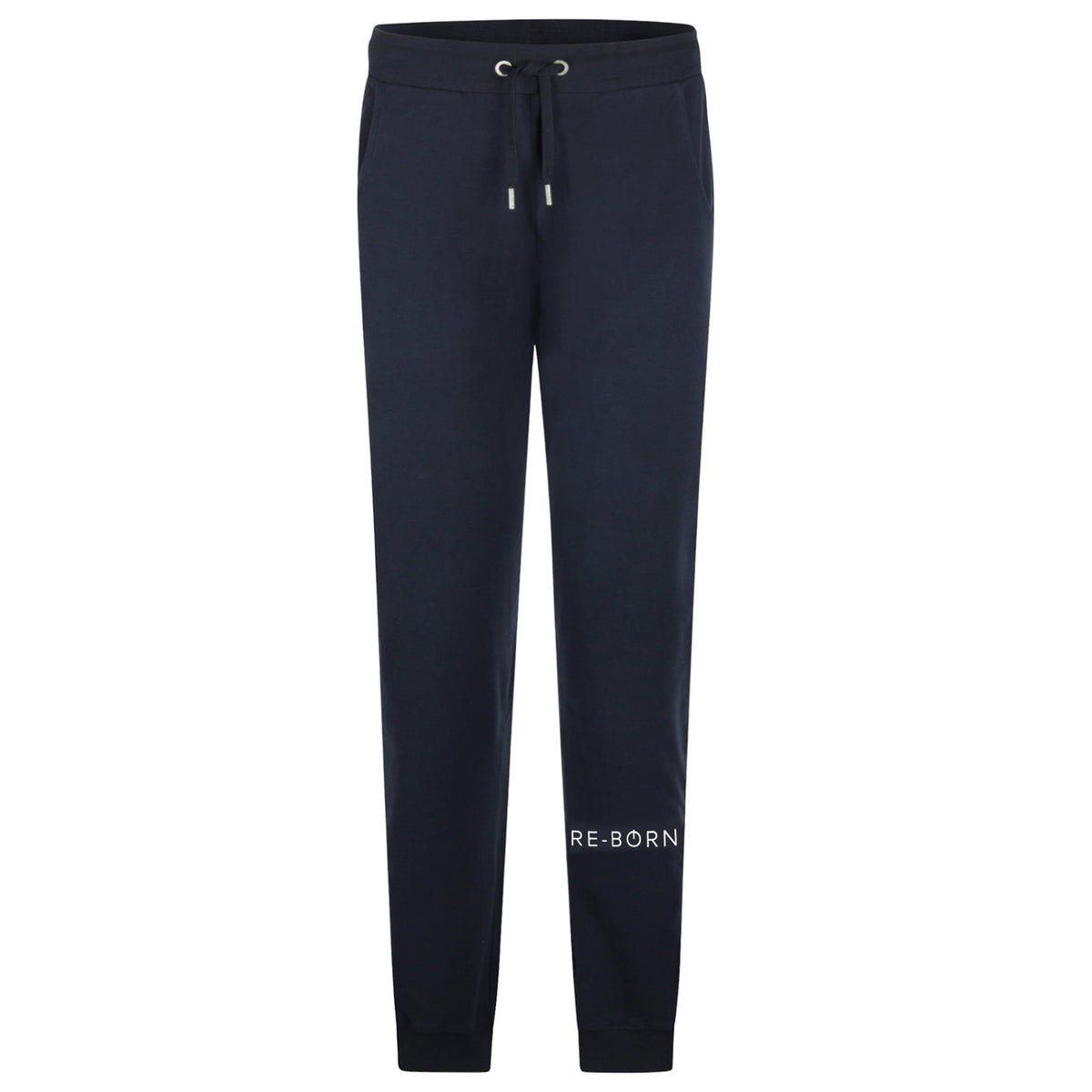 Dames joggingbroek met rits donkerblauw