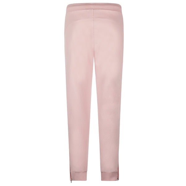 Women fleece pant with zipper pink