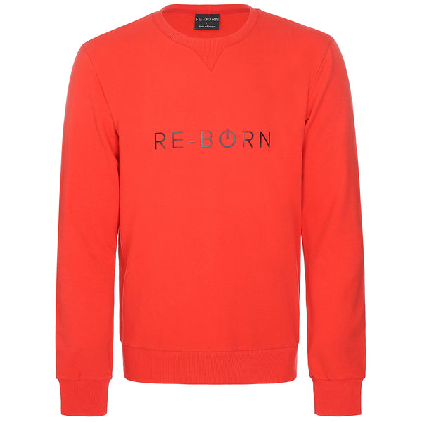 Re-Born-Sport-trui-ronde-hals-rood-M-1814-1-voorkant