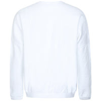 Re-Born Sports Dames ronde hals logo trui wit achterkant O-1814-1