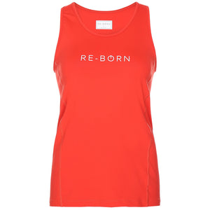 Re-Born Sports Dames sport tanktop hemdje rood voorkant O-1911-1