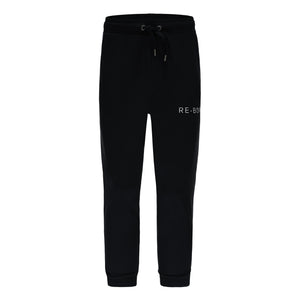 Re-Born-sports-heren- joggingbroek-voorkant-zwart-m-1833-1
