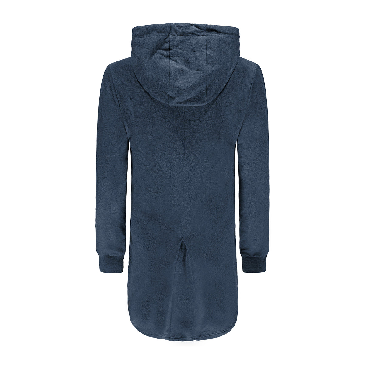 Re-Born Sports Dames capuchon trui met rits donkerblauw achterkant O-1816-1