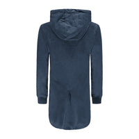 Re-Born Sports Dames capuchon trui met rits donkerblauw achterkant O-1816-1
