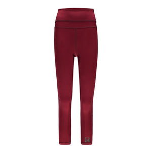 Re-Born Sports Dames sport legging tight burgundy rood voorkant O-1835-1