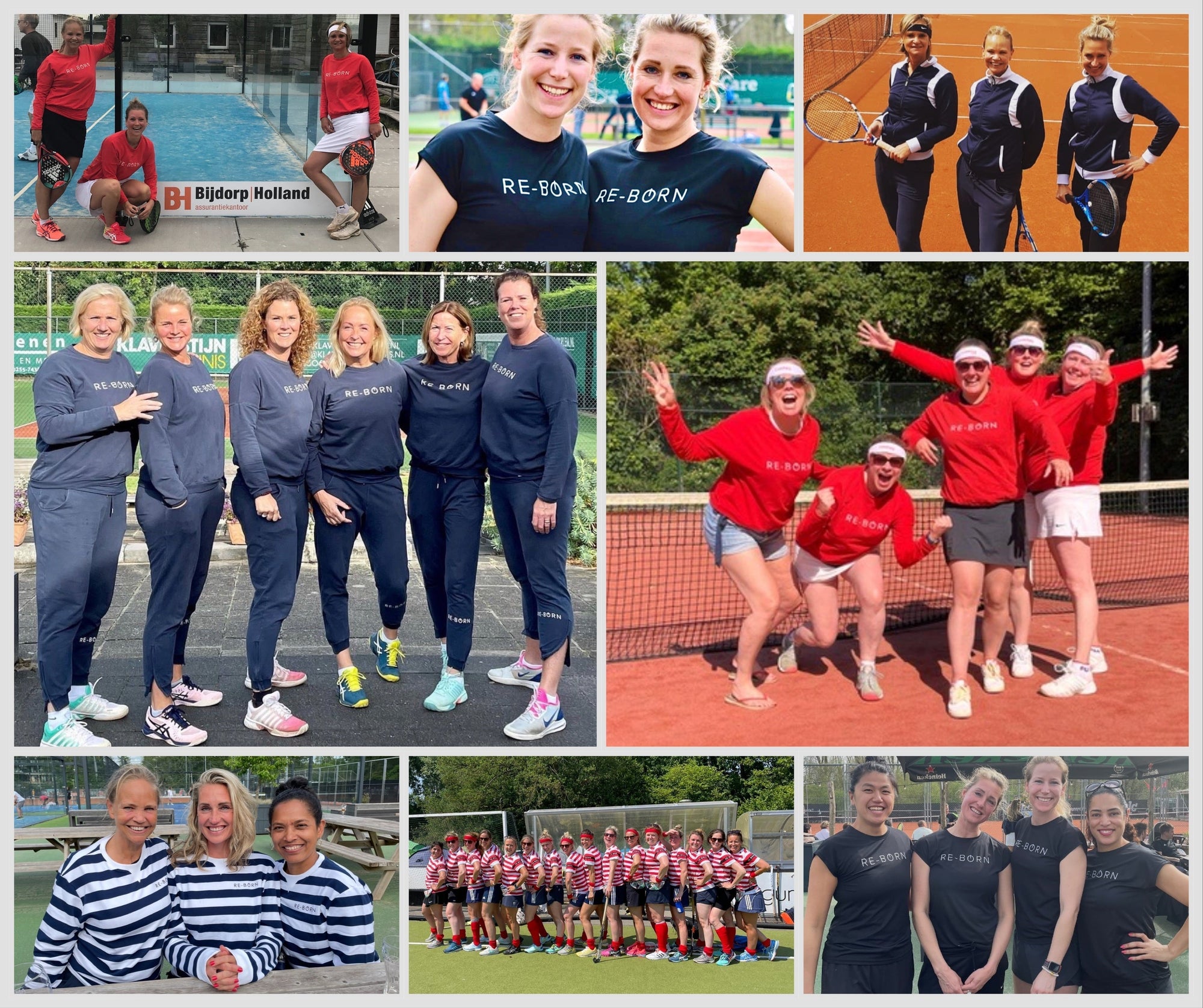 Re-Born Sports Teamwear, dress your team in our collection, sportlifestyle and functional wear