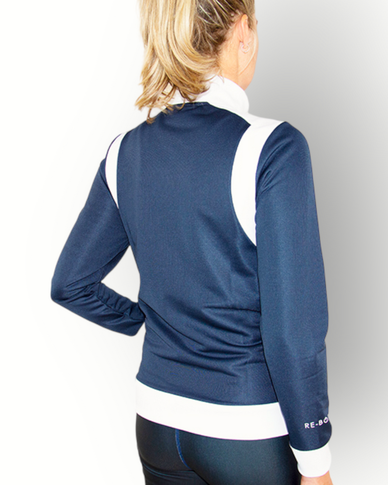 Women tracktop navy/white