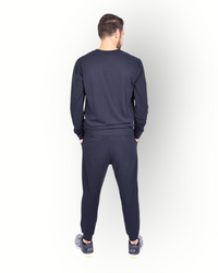 Men fleece pant black