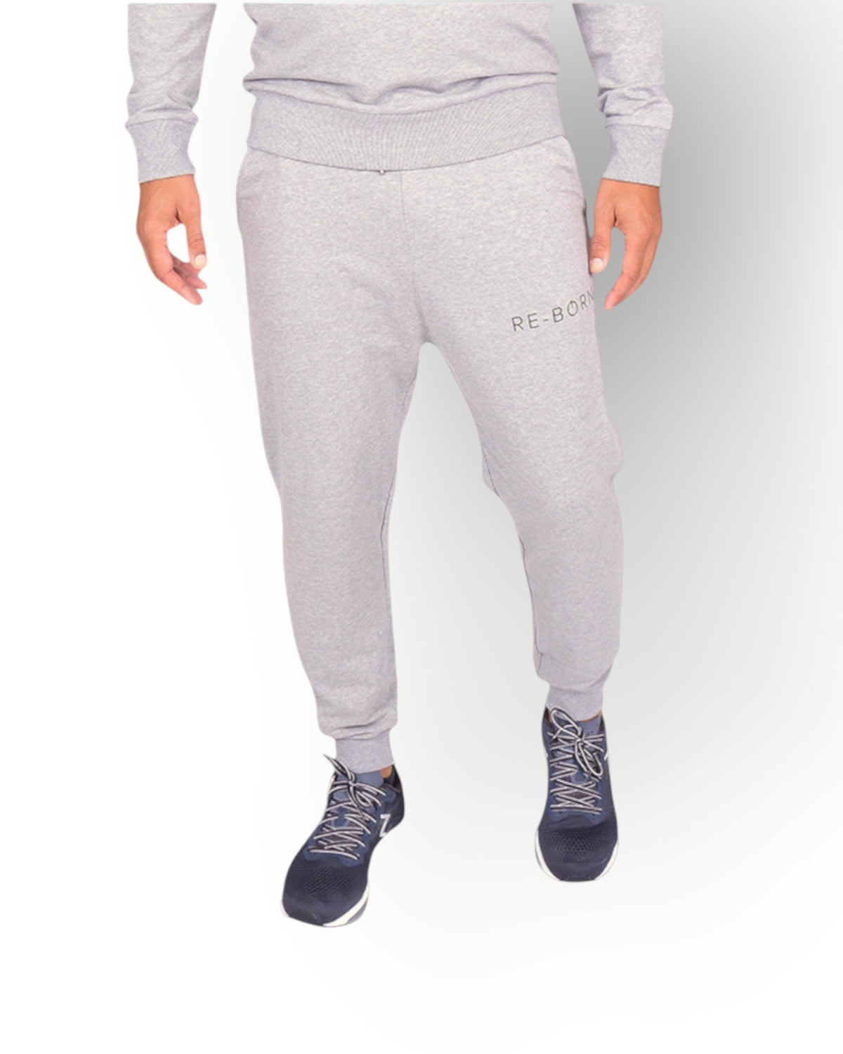 Heren joggingbroek grijs