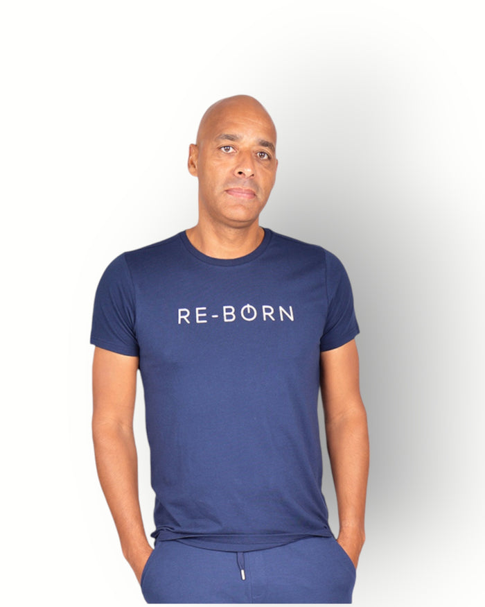 Men logo short sleeve tee navy