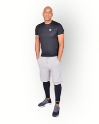 Heren sport tight lang zwart