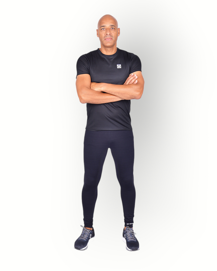 Men long tight black