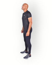 Heren sport tight lang zwart