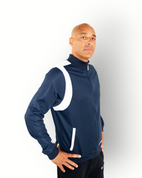 Men tracktop navy/white