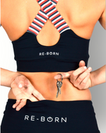 Dames sport tight lang zwart