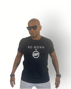 Unisex Re-Born X Stay-C t-shirt short sleeve black