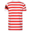 Re-Born-sport-Heren-streep-t-shirt-rood/wit-achterkant-M-1912-1