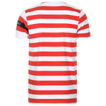 Re-Born-sport-Heren-streep-t-shirt-rood/wit-achterkant-M-1912-1