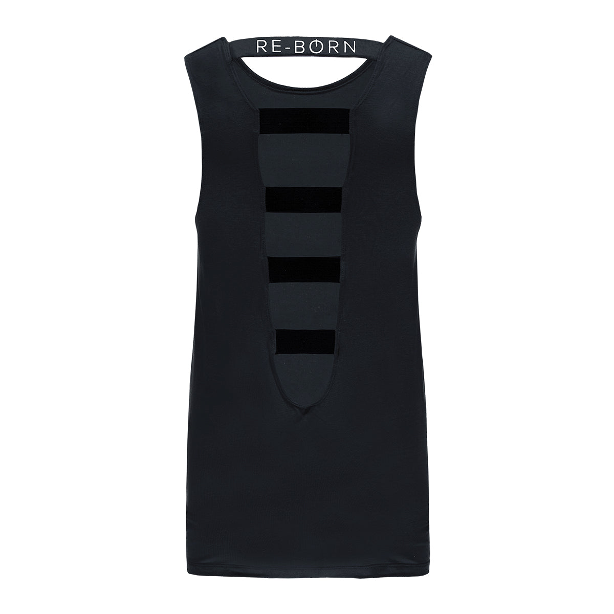Bebe grey sleeveless tank top racer sports black logo classic authentic M,  Women's Fashion, Tops, Sleeveless on Carousell