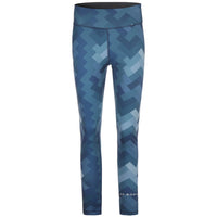 Re-Born Sport Dames legging tight reversible camo blauw voorkant O-2135-1