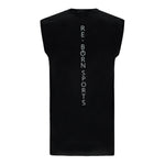 Re-Born-Sport-Heren-mouwloos-top-zwart-achterkant-M-1811-1