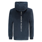 Re-Borns-Sport-capuchon-trui-met-rits-donkerblauw-achterkant-M-1816-1