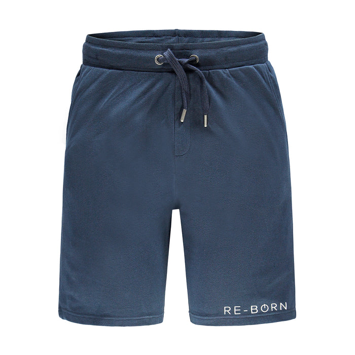 Re-Born-sports-Heren-jogging-korte-broek-donkerblauw-voorkant-M-1831-2