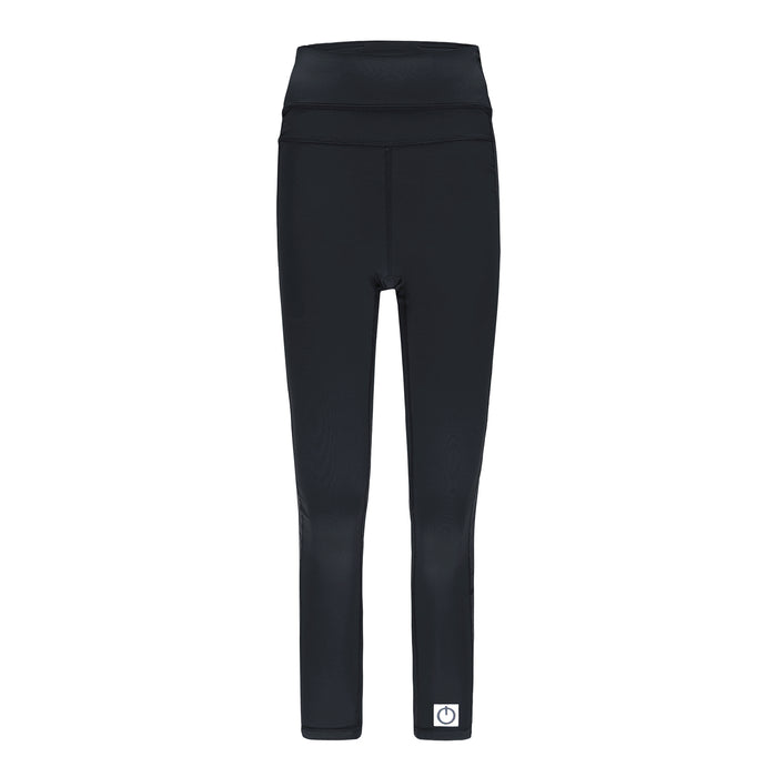 Re-Born Sports Dames sport legging tight zwart voorkant O-1835-1
